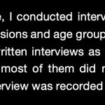 INTERVIEWS